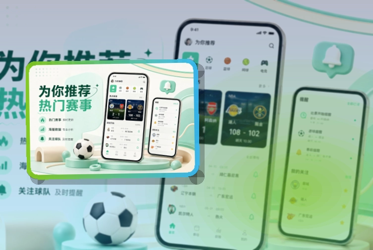 爱游戏移动端体育服务APP界面展示